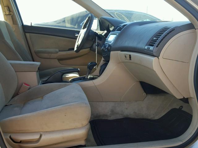 1HGCM56407A149913 - 2007 HONDA ACCORD LX GOLD photo 5