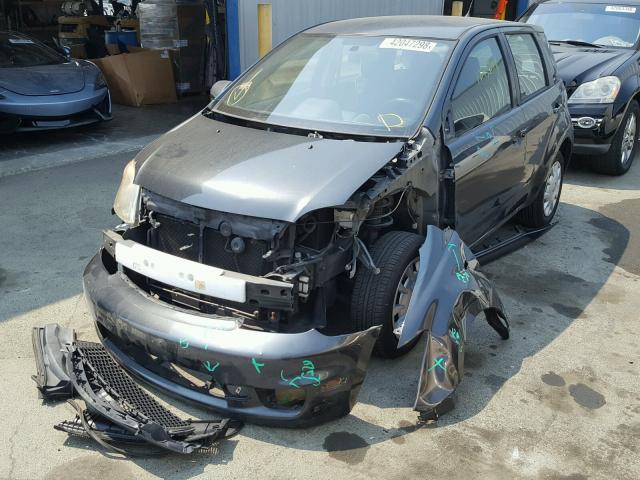 JTKKT624760146173 - 2006 TOYOTA SCION XA GRAY photo 2