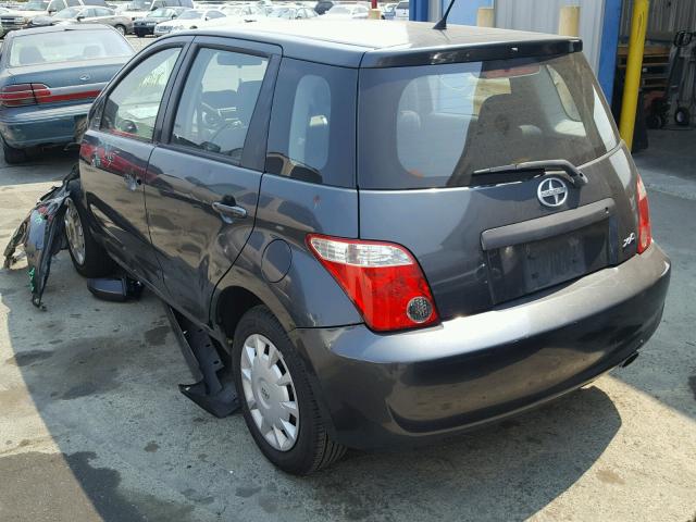 JTKKT624760146173 - 2006 TOYOTA SCION XA GRAY photo 3