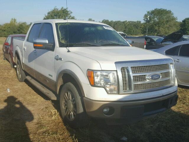 1FTFW1CT2CKE25183 - 2012 FORD F150 WHITE photo 1