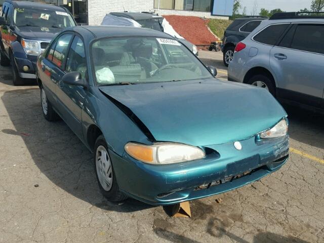 1MELM13P5VW604775 - 1997 MERCURY TRACER GREEN photo 1