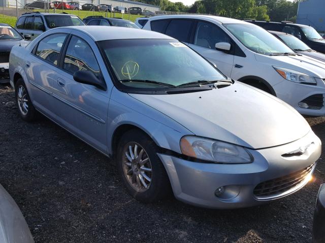 1C3AL56UX1N538572 - 2001 CHRYSLER SEBRING LX BLUE photo 1