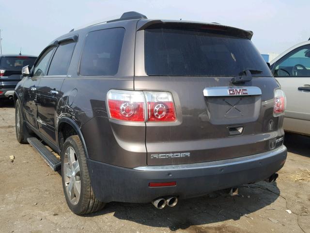 1GKLVMED2AJ210892 - 2010 GMC ACADIA SLT 棕色 照片 3