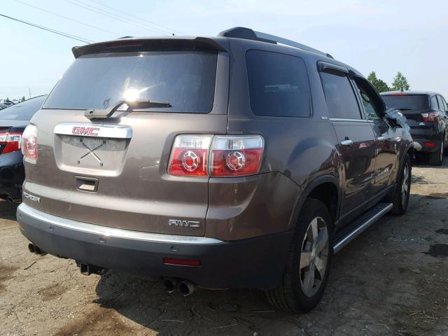 1GKLVMED2AJ210892 - 2010 GMC ACADIA SLT 棕色 照片 4