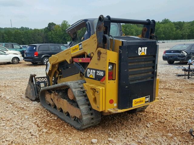 A4172MP20086 - 2017 CATERPILLAR 259D YELLOW photo 3