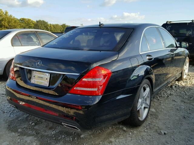 WDDNG7BB7AA291624 - 2010 MERCEDES-BENZ S BLACK photo 4