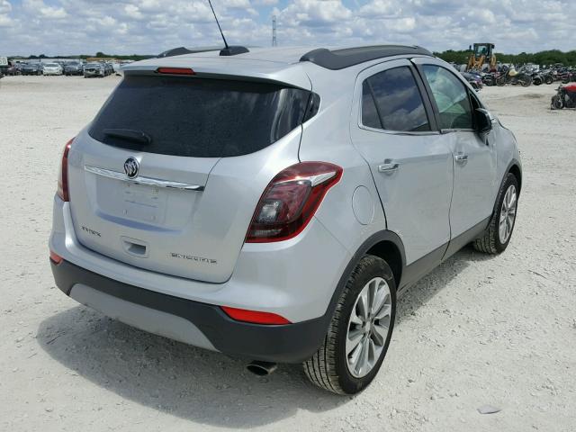 KL4CJASB1HB100066 - 2017 BUICK ENCORE PRE SILVER photo 4