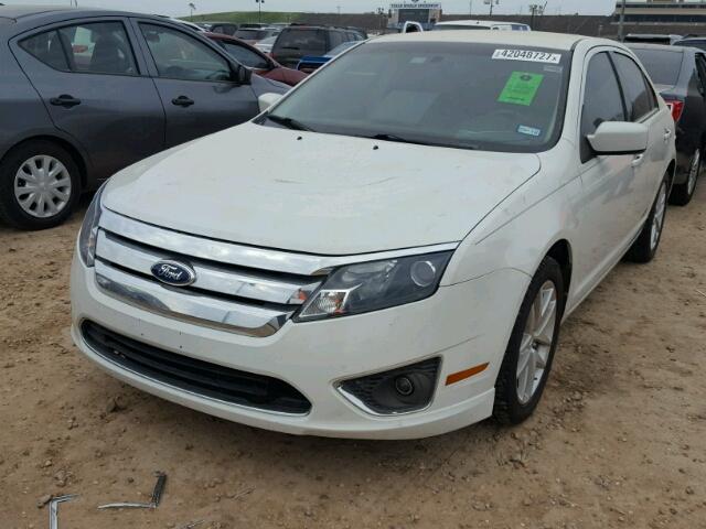 3FAHP0JG3BR239562 - 2011 FORD FUSION SEL WHITE photo 2