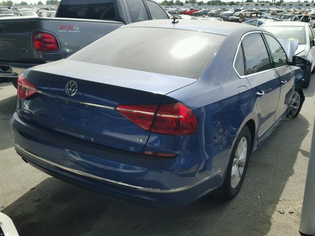 1VWAS7A33GC066967 - 2016 VOLKSWAGEN PASSAT S BLUE photo 4