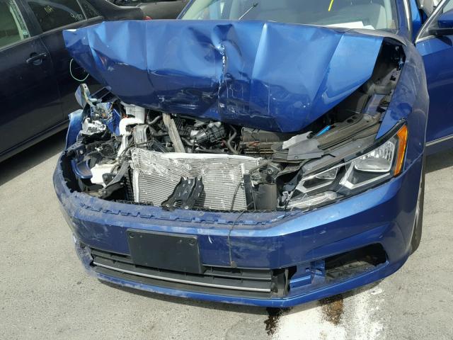 1VWAS7A33GC066967 - 2016 VOLKSWAGEN PASSAT S BLUE photo 7