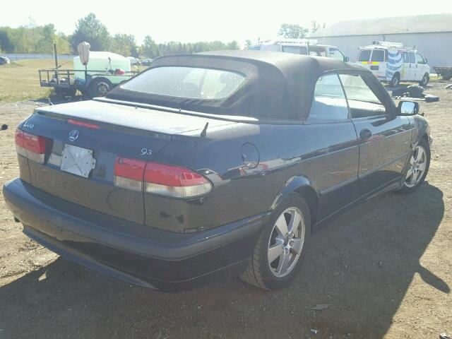 YS3DF75K527002820 - 2002 SAAB 9-3 SE BLACK photo 4