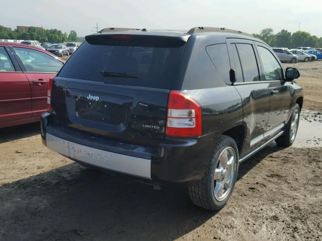 1J8FT57W97D108458 - 2007 JEEP COMPASS LI BLACK photo 4