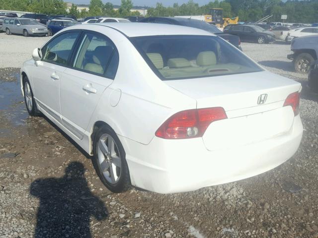 2HGFA16908H329177 - 2008 HONDA CIVIC EXL თეთრი ფოტო 3