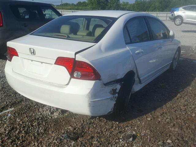 2HGFA16908H329177 - 2008 HONDA CIVIC EXL თეთრი ფოტო 4
