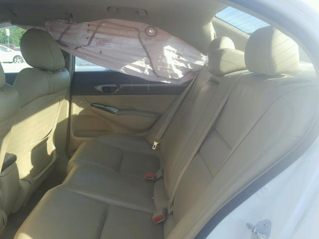 2HGFA16908H329177 - 2008 HONDA CIVIC EXL თეთრი ფოტო 6
