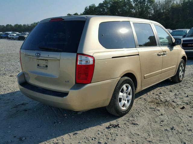 KNDMB233766048632 - 2006 KIA SEDONA EX GOLD photo 4