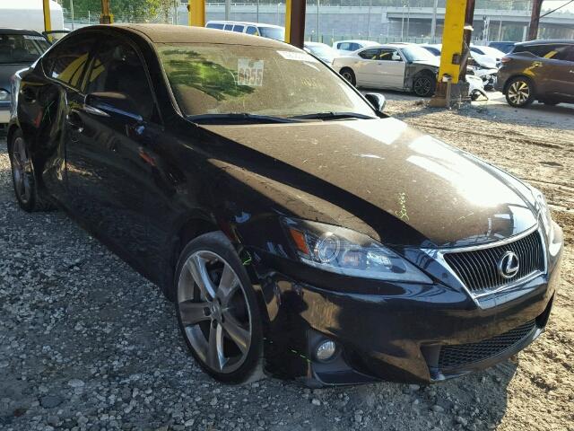 JTHBF5C20B5149594 - 2011 LEXUS IS 250 BLACK photo 1