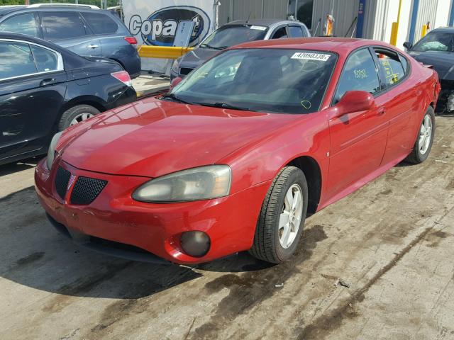 2G2WP552171237970 - 2007 PONTIAC GRAND PRIX წითელი ფოტო 2