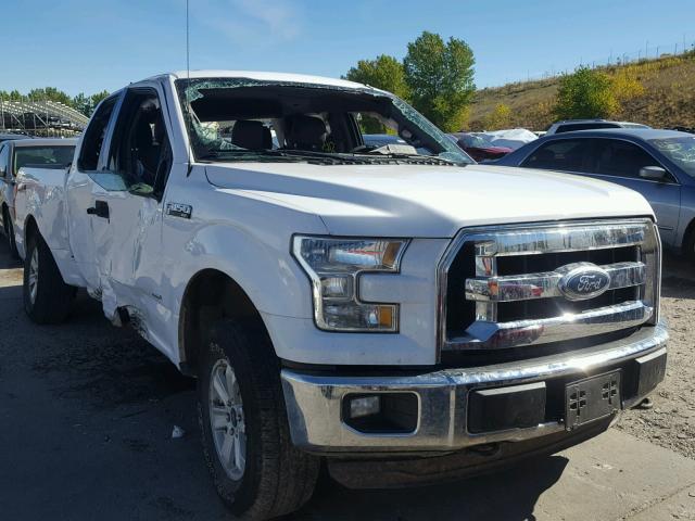 1FTEX1EP2GKD94774 - 2016 FORD F150 SUPER WHITE photo 1