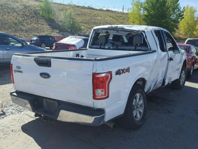 1FTEX1EP2GKD94774 - 2016 FORD F150 SUPER WHITE photo 4