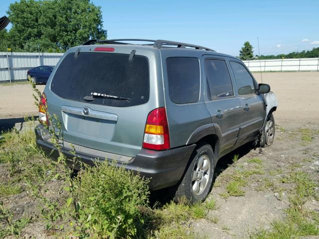 4F2CZ96163KM41776 - 2003 MAZDA TRIBUTE ES GREEN photo 4