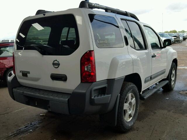 5N1AN08W67C541296 - 2007 NISSAN XTERRA OFF WHITE photo 4