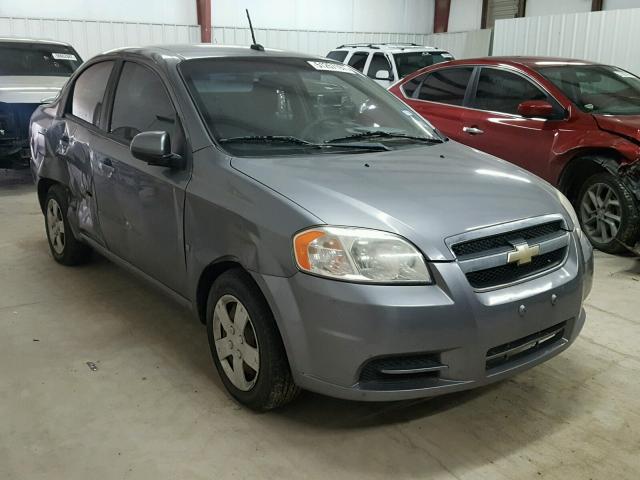 KL1TD56EX9B626858 - 2009 CHEVROLET AVEO LS SILVER photo 1