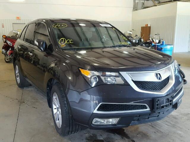 2HNYD2H44DH524676 - 2013 ACURA MDX TECHNO CHARCOAL photo 1