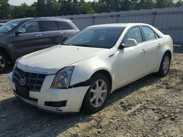 1G6DF577280133552 - 2008 CADILLAC CTS WHITE photo 2