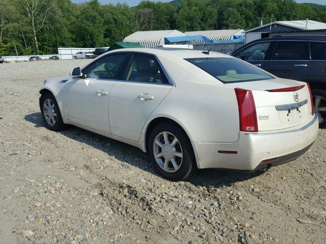 1G6DF577280133552 - 2008 CADILLAC CTS WHITE photo 3