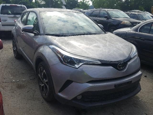 NMTKHMBX0JR039607 - 2018 TOYOTA C-HR XLE GRAY photo 1