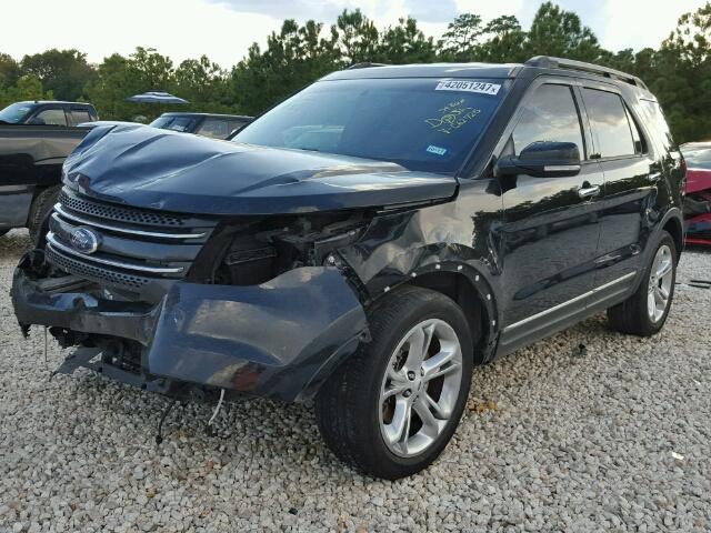 1FM5K7F81FGC62725 - 2015 FORD EXPLORER BLACK photo 2