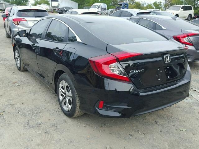 19XFC2F52HE070490 - 2017 HONDA CIVIC BLACK photo 3