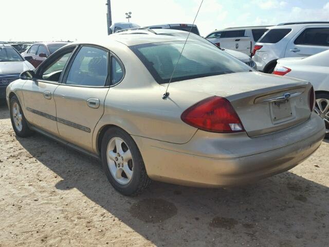 1FAFP55UXYG256783 - 2000 FORD TAURUS SES GOLD photo 3