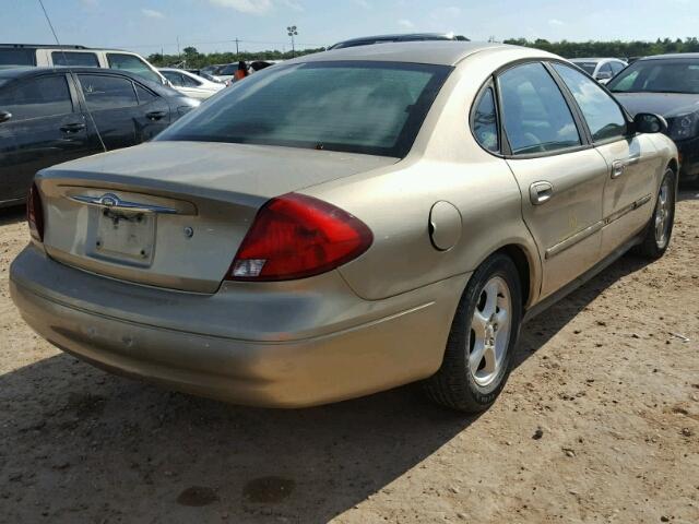 1FAFP55UXYG256783 - 2000 FORD TAURUS SES GOLD photo 4