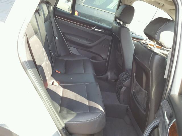 5UXWZ7C57H0V85962 - 2017 BMW X3 SDRIVE2 SILVER photo 6