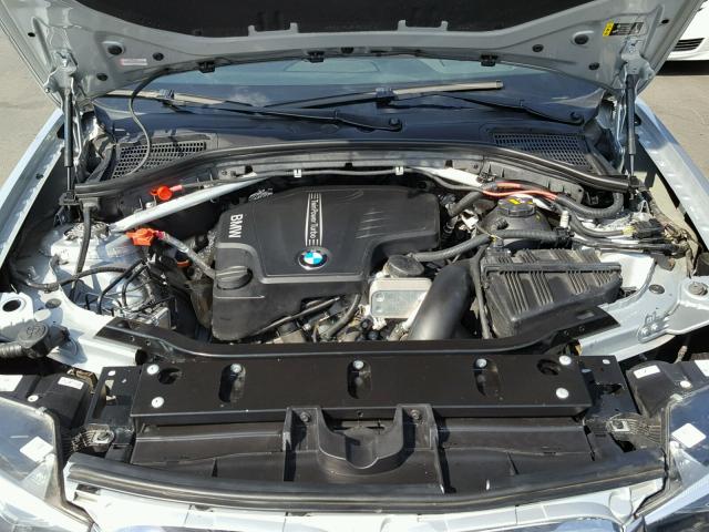 5UXWZ7C57H0V85962 - 2017 BMW X3 SDRIVE2 SILVER photo 7