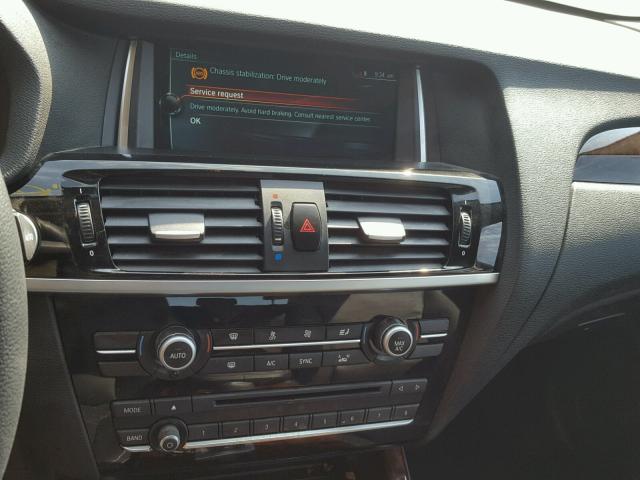 5UXWZ7C57H0V85962 - 2017 BMW X3 SDRIVE2 SILVER photo 9