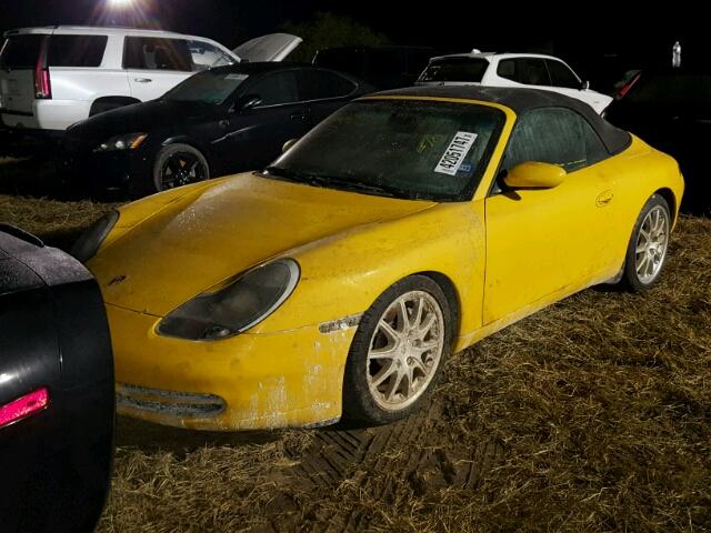 WP0CA29981S651082 - 2001 PORSCHE 911 CARRER YELLOW photo 2