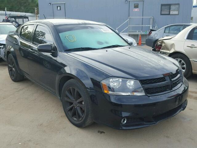 1C3CDZCG3EN104575 - 2014 DODGE AVENGER SX BLACK photo 1