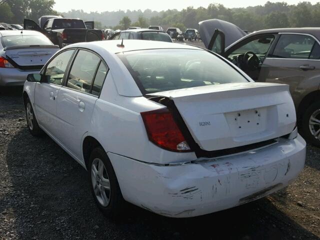 1G8AJ55F17Z152266 - 2007 SATURN ION LEVEL WHITE photo 3