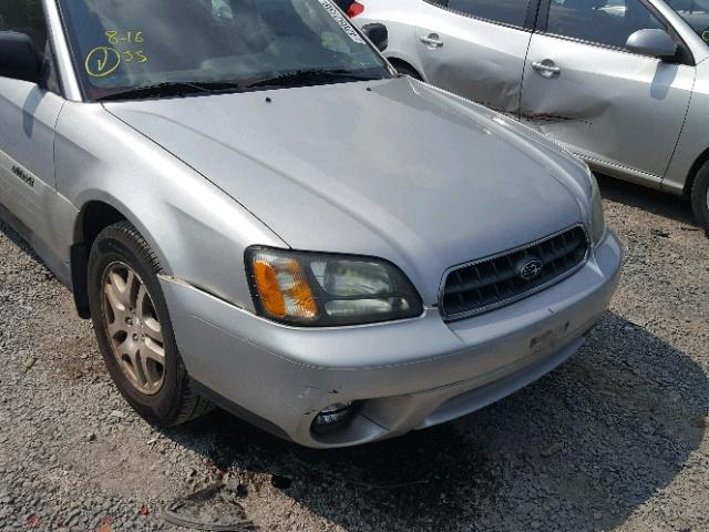 4S3BH675147620049 - 2004 SUBARU LEGACY OUT SILVER photo 10