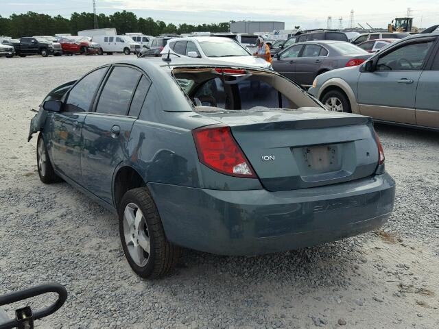 1G8AL55F87Z116830 - 2007 SATURN ION LEVEL GREEN photo 3