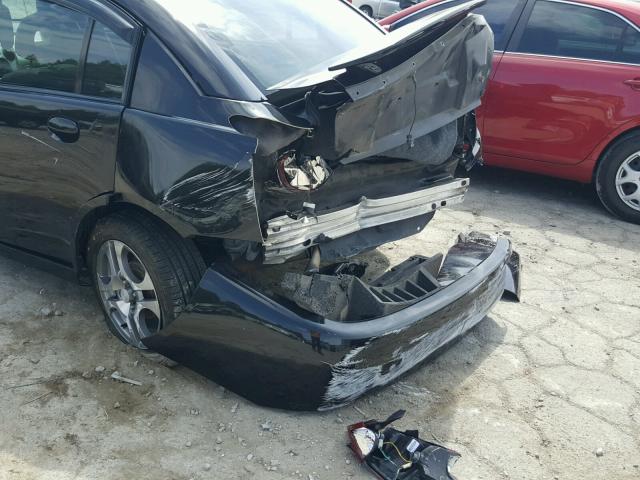 1G8AZ52F05Z156531 - 2005 SATURN ION LEVEL BLACK photo 9