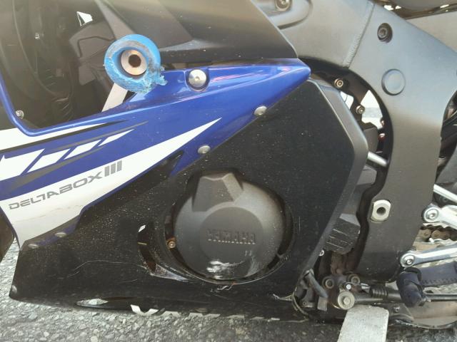 JYARJ06E58A037554 - 2008 YAMAHA YZFR6 S BLUE photo 7