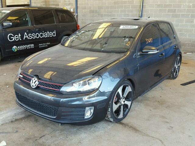 WVWGV7AJ7CW136188 - 2012 VOLKSWAGEN GTI GRAY photo 2