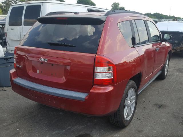 1J8FF47W78D512958 - 2008 JEEP COMPASS SP 红色 照片 4