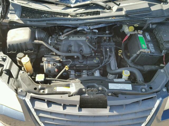 2A8HR44H78R652916 - 2008 CHRYSLER TOWN & COU BLUE photo 7