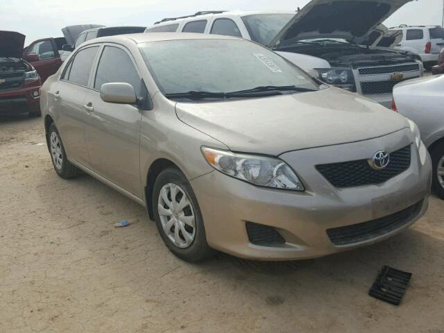 1NXBU4EE1AZ296757 - 2010 TOYOTA COROLLA BA TAN photo 1