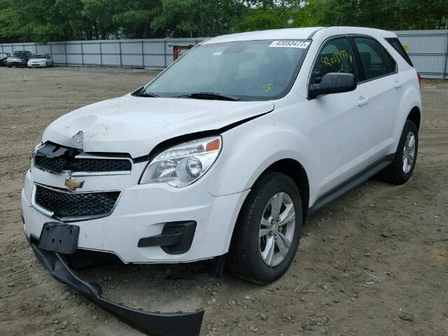 2GNALAEK2E1183495 - 2014 CHEVROLET EQUINOX LS WHITE photo 2